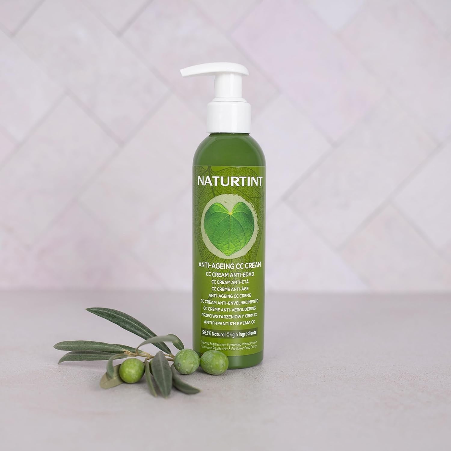 Natural Tint CC Cream. Mască de păr No Rinse. Pentru păr uscat și deteriorat. Repară și hidratează. 96% ingrediente naturale. 200ml Masca de par Naty Shop