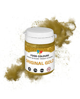 Coloranți alimentari Pudră de colorant alimentar cu efect metalic, Colorant comestibil ORIGINAL GOLD 20G – Ideal pentru decorarea prăjiturilor, tartelor, pastelor de zahăr, fursecurilor și băuturilor.