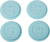 Silikomart 25.440.39.0069, Juego de cortadores de emojis, Ø73 MM Naty Shop Emoji