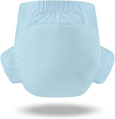 Scutece pentru adulți CutiePlusU, suprafață uscată, absorbție maximă peste noapte, scutec de incontinență de unică folosință – albastru, 2 bucăți (medii 71-96 cm)