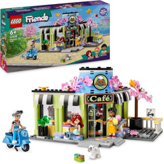 LEGO Friends Heartlake City Café, juguete para niños, panadería de juguetes, idea de regalo para niñas y niños a partir de 6 años, juego de 3 figuras de juego y figura de perro 42618 Juegos de construcción Besuche den LEGO-Store Default Title