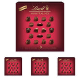 Chocolate - Mini bombones de chocolate amargo | 90 gramos | Caja con 18 bombones, cada uno en 6 deliciosos surtidos | Regalo de chocolate | Regalo de chocolate (paquete de 4)