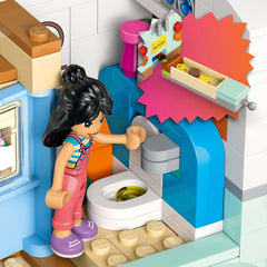 LEGO Friends Caravana, juego de construcción de rol con caravana de juguete, regalo para niñas a partir de 7 años, juego creativo con 3 minifiguras y figura del animal hurón 42663 Juegos de construcción Besuche den LEGO-Store