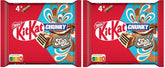 Oblea crujiente Nestlé Chunky Funky en chocolate con leche, paquete múltiple, paquete de 2 (4 x 40 g cada uno)