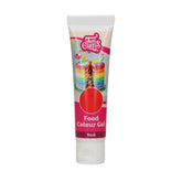 Colorant alimentar Funcakes, gel roșu: Colorant alimentar foarte concentrat pentru aluat, cremă, fondant și marțipan. Dozare ușoară. Picătură individuală pentru a crea culori vibrante. Halal. 30 g.