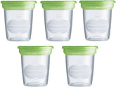 MAM Set de 5 recipientes para leche y comida, de plástico, sin Bpa y Bps Accesorios Alimentación y Lactancia Bebe Naty Shop