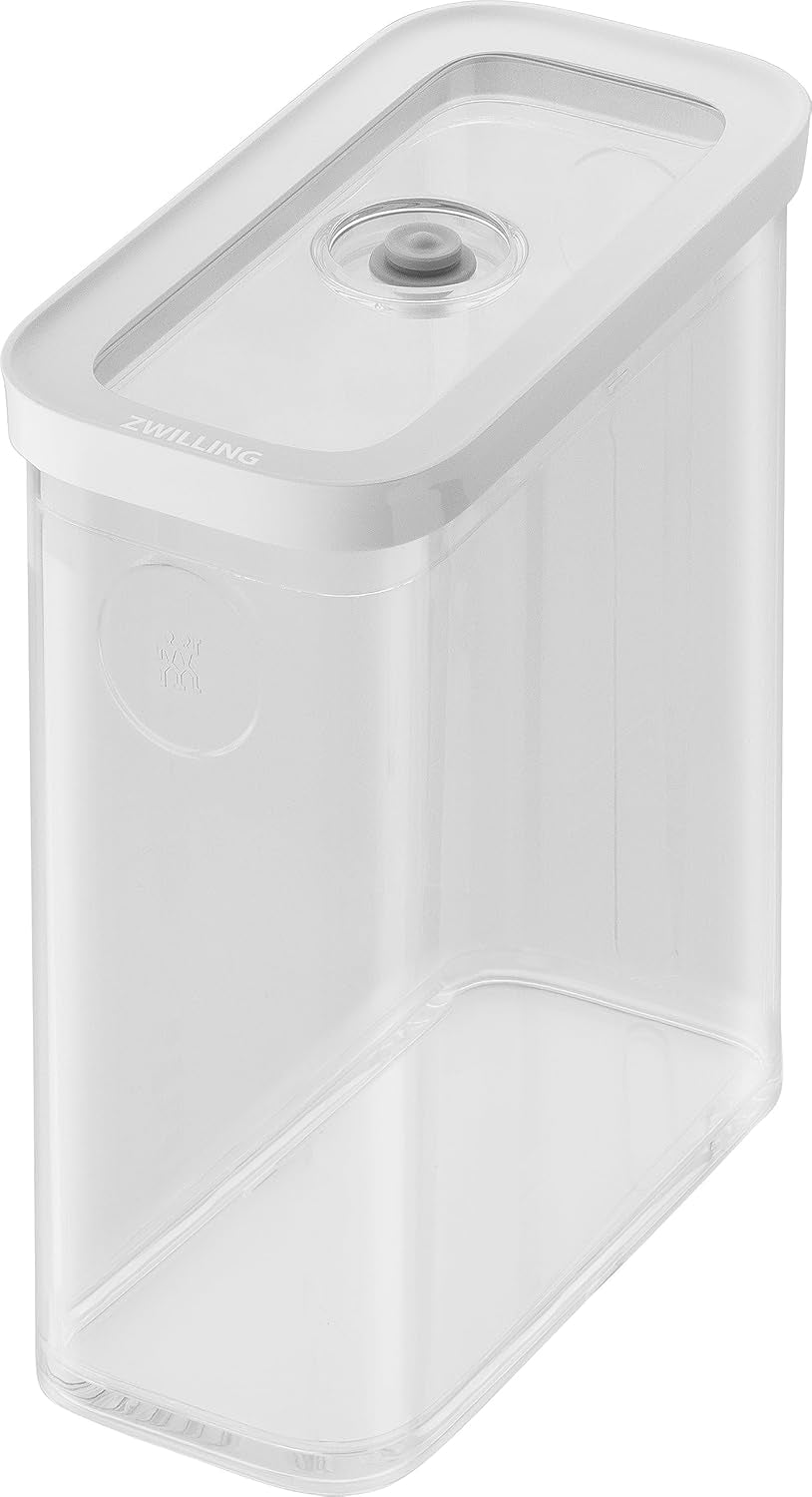 ZWILLING FRESH & SAVE CUBE Box, dimensiune 2M, Cutie de depozitare modulară și stivuibilă, depozitare ermetică și vidabilă, lavabilă în mașina de spălat vase, transparentă Cutii depozitare alimente Naty Shop 3M