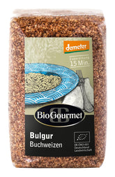 Granos de trigo sarraceno BioGourmet - de producción propia (biodinámicos, fragantes y ligeros, rápidos de preparar), 500 g