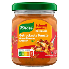 Knorr Schnell gewürzt Kochpaste Getrocknete Tomate & Mediterranean Kräuter einfach & schnell für einen besons intensivo, geballten Gesmack 165 g