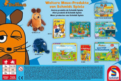 Schmidt Spiele 56212 Mouse, prieteni buni, 3X24 piese puzzle pentru copii, albastru Puzzle Naty Shop