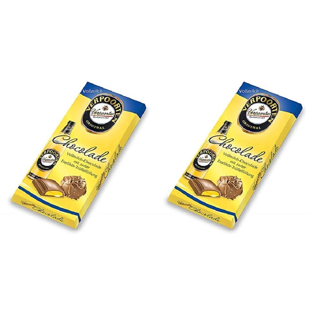 Verpoorten Relleno De Trufa De Huevo De Chocolate 100 G (Paquete De 2)