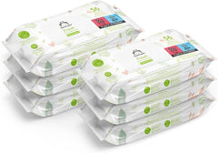 Mama Bear Naty Shop Toallitas frescas para bebé con aloe vera, 56 piezas (paquete de 6)
