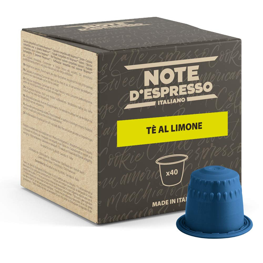 - Zitronentee - Kapselmaschinen - ausschließlich kompatibel mit NESPRESSO - 40 caps