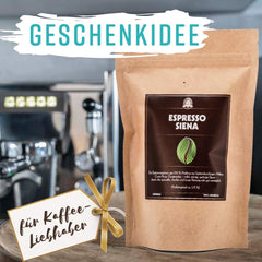 Henry´s Espresso Siena 500g - würziger Körper - dunkle Röstung - erlesene Qualität - Handwerklich in Deutschland geröstet - Kaffeebohnen direkt vom Bauern