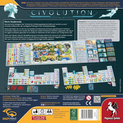 Pegasus Games 57822G Civolution (Juegos de impresión profunda), multicolor
