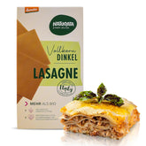 Hojas de lasaña de espelta integral orgánica, 250 g | Hechizo de Deméter de los Alpes de Suabia | Delicado sabor a nuez para lasaña y guisos