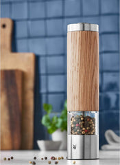 WMF Ceramill Oakwood Cromargan set, molinillo eléctrico y bol Gourmet For The Kitchen set 4 piezas Molinillos y Rebanadores Naty Shop