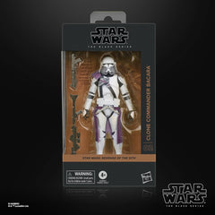 Star Wars Black Series Clone Commander Bacara, Star Wars: Ahsoka Figura coleccionable premium (15 cm) Figuras de acción Naty Shop