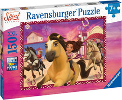 Ravensburger Puzzle pentru copii - 12994 Friends For Life - Dreamworks Spirit Puzzle pentru copii de la 7 ani, cu 150 de piese în format Xxl Puzzle Naty Shop