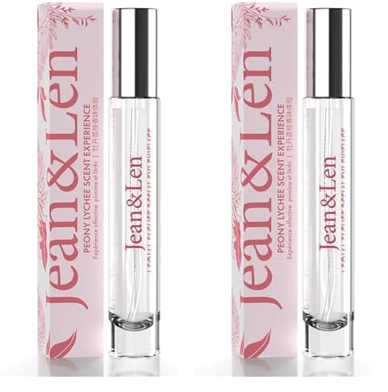 Jean & Len Scent Experience Peony & Lychee, Apă de toaletă cu aromă de bujor și lici, Mini parfum practic, Ideal pentru călătorii, Sticlă de înaltă calitate, 10 ml