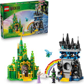 LEGO Wicked Emerald City & Kiamo Ko Castle - Kreatives Spielzeug mit Elphaba & Glinda Minifiguren sowie EIN AFFE & Zubehör - Kinder Geschenk für Mädchen, Jungen & Filmfans ab 9 Jahren - 75689