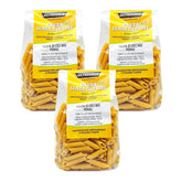 Pasta Penne de Garbanzos Orgánica Italiana Pasta Proteica de Harina de Garbanzos 100% Orgánica Alta en Fibra Vegana Sin Gluten 3 Paquetes x 350g