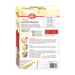 RUF Mezcla para tartas, varios colores Esmaltes y Decoración Naty Shop