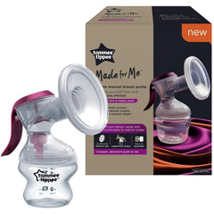 Tommee Tippee "Made for Me" Sacaleches manual, mango ergonómico, Sin BPA, transparente Accesorios Alimentación y Lactancia Bebe Naty Shop