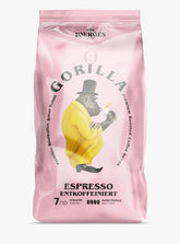 GORILLA Espresso 1 Kg, Descafeinado, granos enteros Café Naty Shop 1 Kg Nueces Chocolate Especias
