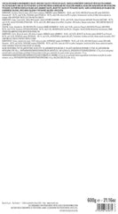 Venchi - Maxi Bar de chocolate blanco, salado, 600 g, sin gluten, sin colorantes artificiales y sin conservantes