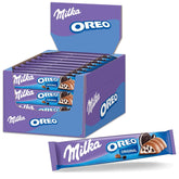 Barritas de chocolate Milka – Chocolate con leche alpino con trozos de galleta de cacao y relleno de fina crema de leche – 36 x 37g