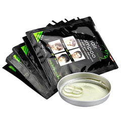 Culoarea instantanee a părului, șampon pentru vopsirea părului negru, durează 30 de zile, ingrediente naturale Vopsea pentru par Naty Shop
