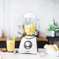 Gastroback 40898 Vital Basic, Mit Integrierter Ice-Crush Funktion, Leistungsstarker 600 Watt Motor Mixer, Kunststoff, 1.5 Liters, Weiß Bucatarie Naty Shop