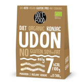 Fideos Udon Shirataki Konjac Bio 385g - Bajos en calorías, sin gluten, veganos - elaborados a base de raíz de konjac, ricos en fibra ALIMENTO DIETÉTICO