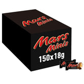 Barras de chocolate Mars Minis | Paquete de chocolate a granel | caramelo | 150x18g