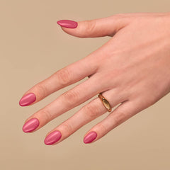 Esmalte de uñas UV Semilac Hybrid 400 Rusty Red 7ml, colección Tastes of Fall