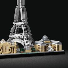 LEGO Architecture París, Torre Eiffel, Campos Elíseos y Louvre, kit de modelos, colección Skyline, decoración para el hogar y la oficina, ideas de regalos para coleccionistas, hombres y mujeres 21044 Juegos de construcción Besuche den LEGO-Store