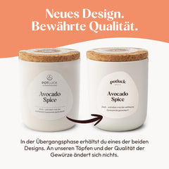 Potluck | Umami Crunch | Würzmischung im Keramiktopf | 75 g | Vegan, glutenfrei und mit natürlichen Inhaltsstoffen