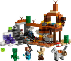LEGO Minecraft Badlands Mine Videojuego Juego de juguetes de minería para niños y niñas a partir de 8 años Divertido juego de aventuras con ladrillos de construcción Regalo de cumpleaños 21263 Juegos de construcción Besuche den LEGO-Store