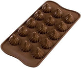 Silikomart 199384, Molde 3D para chocolate con llamas