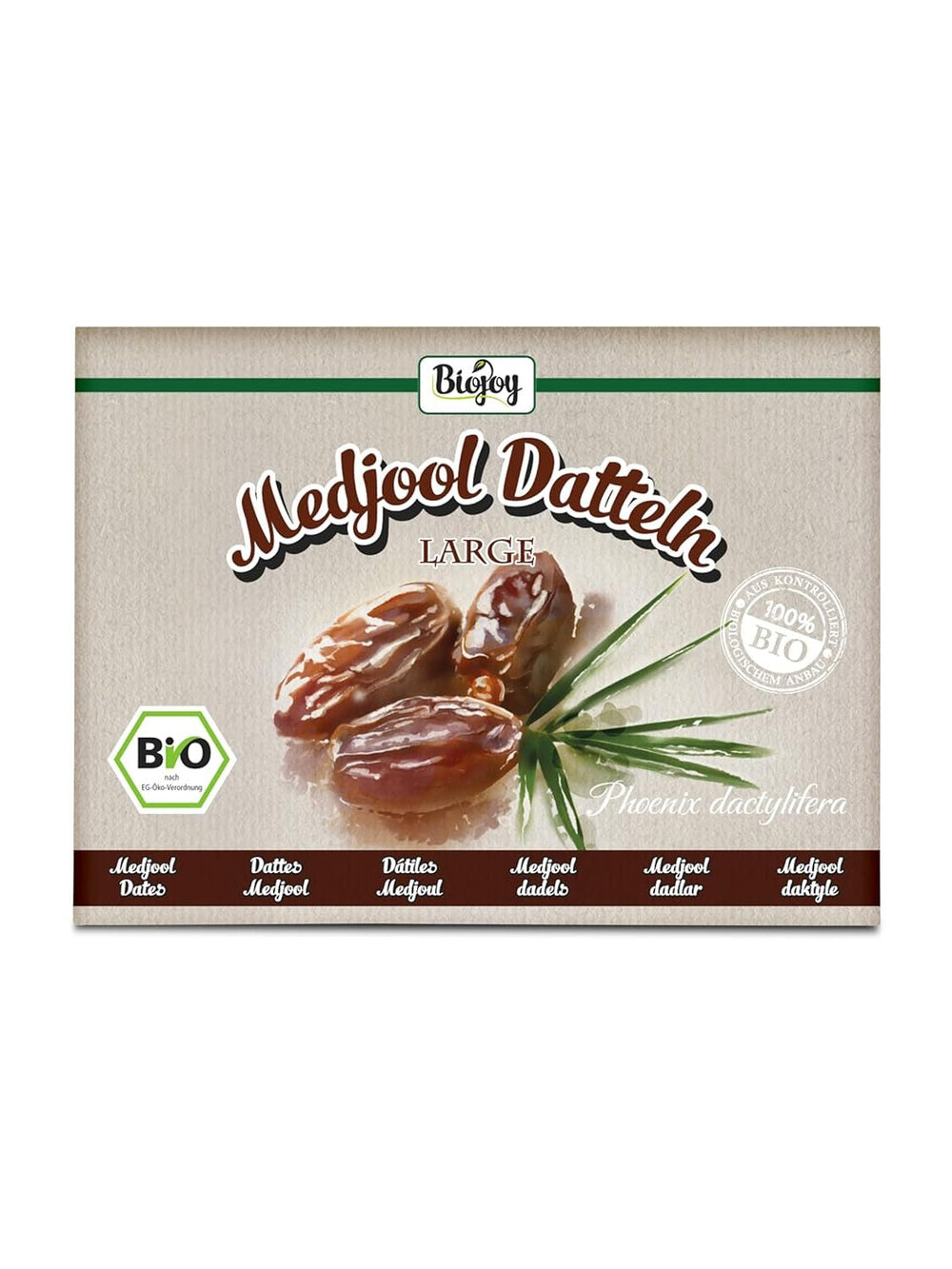 Biojoy BIO-Medjool curmale din Israel (5 kg), uscate și întregi, nesulfurate, Mare Produse deshidratate Naty Shop 5 kg (1 pachet)