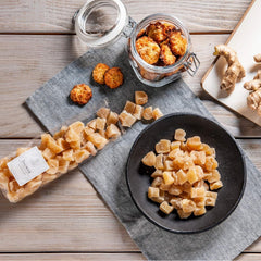 Boomers Gourmet - Ghimbir confiat, ușor îndulcit - 1 kg Produse deshidratate Naty Shop