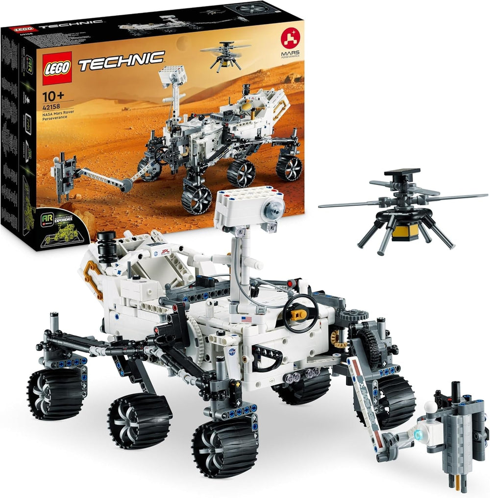 LEGO Space Toy Set 42158 Technic NASA Mars Rover Perserverance con Ar App Ciencia Juguete de construcción para niñas y niños Más de 10 juegos de construcción Besuche den LEGO-Store Single