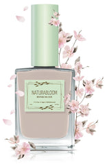 Esmalte de uñas beige de secado rápido (Moon Dust) - esmalte de uñas natural con fórmula vegana - transpirable, sostenible y duradero, 14 ml