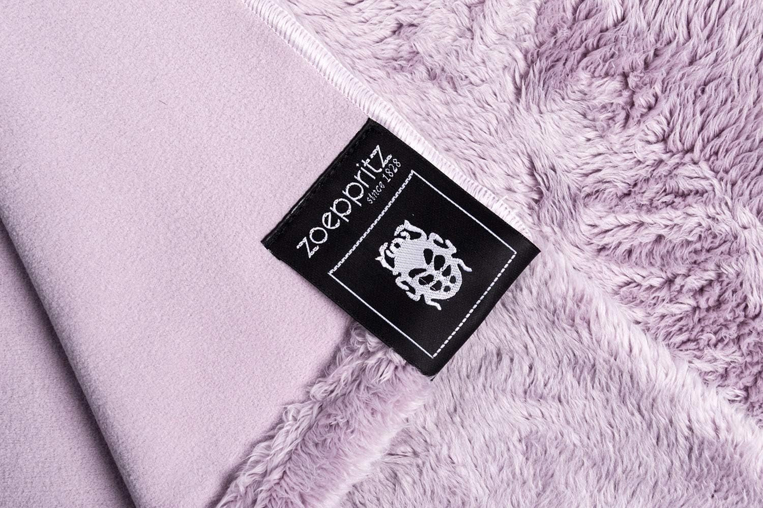 Pătură Reborn Bliss - Pătură confortabilă din blană artificială - Pătură din blană artificială pufoasă și luxoasă cu spate neted - 140X190 Cm - 310 Rose - De "Zoeppritz since 1828" Paturi si Cuverturi 'zoeppritz since 1828'