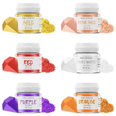 Purpurina comestible, 3 gramos Naty Shop Colores cálidos