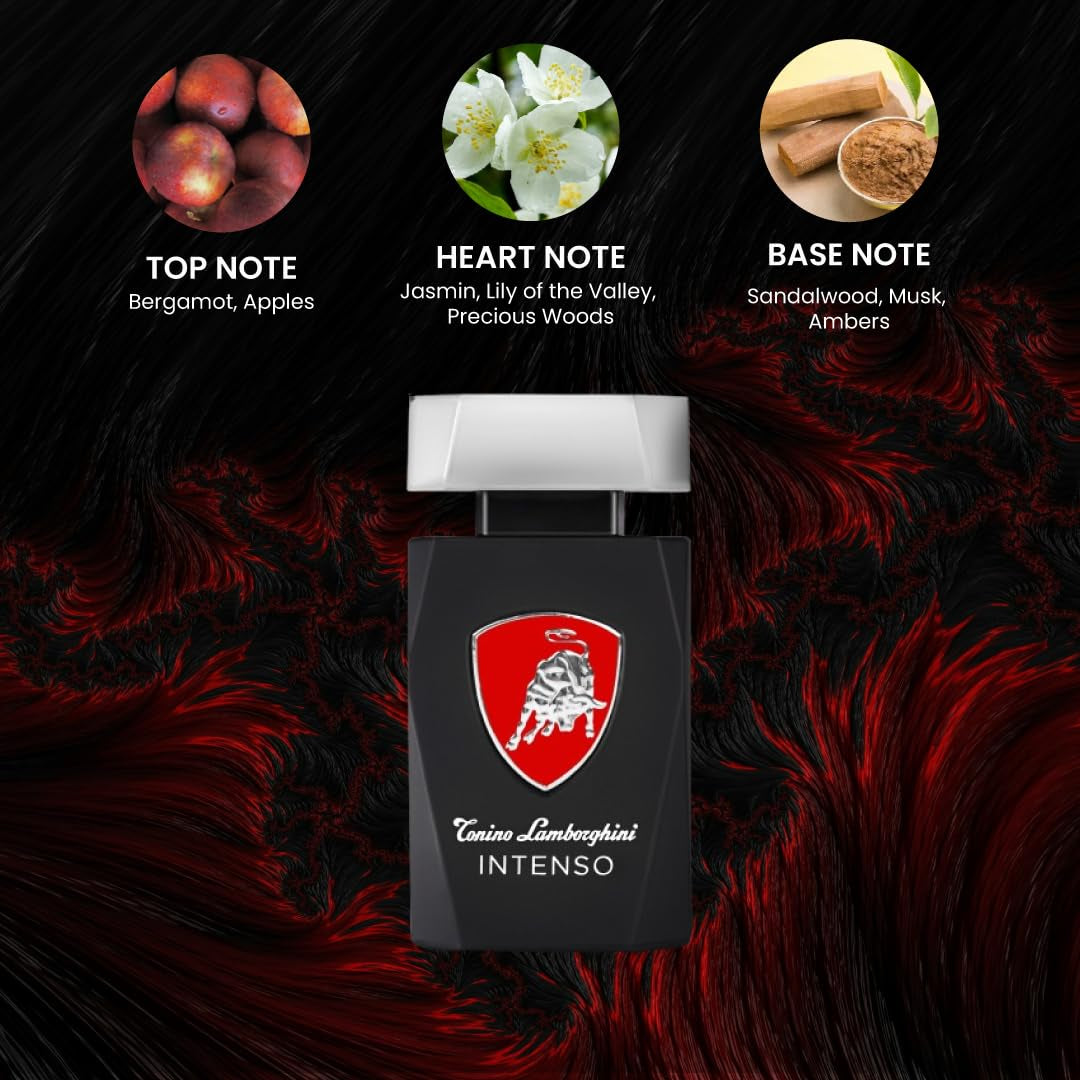 Tonino Lamborghini Intenso pentru bărbați 4.2 oz EDT Spray Produse pentru descurcarea părului Naty Shop