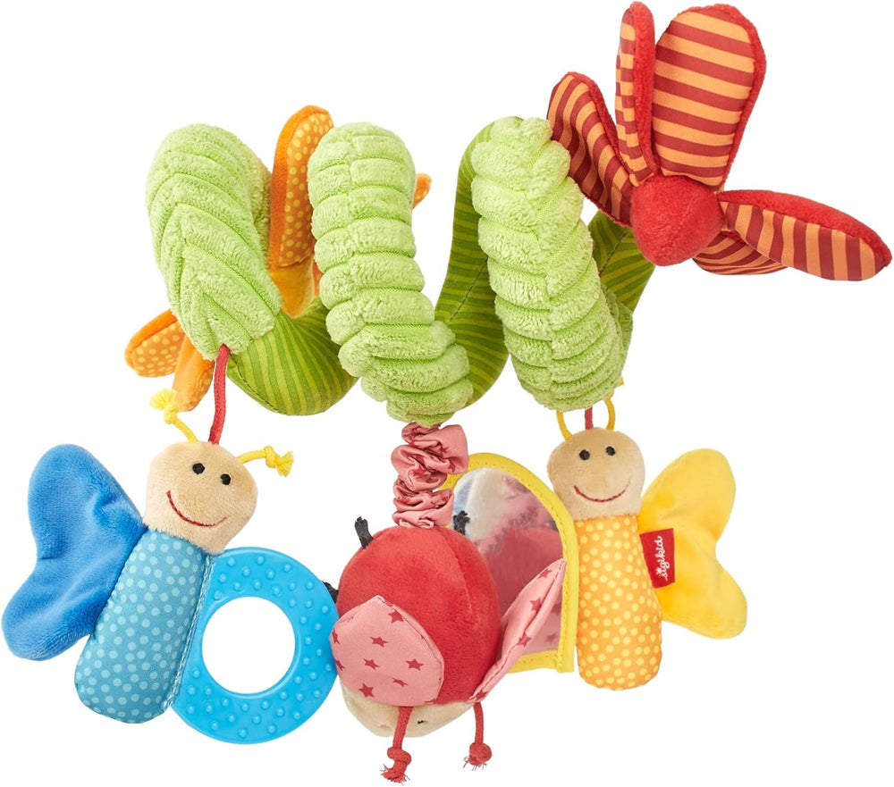 SIGIKID 42249 Fluture spiralat activ Baby Activity On Tour fete jucărie pentru copii recomandată de la naștere multicolor Jucarii Bebe Naty Shop Recomandat de la naștere Multicolor