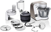 Robot de cocina Bosch Serie 4 MUM5X720, báscula integrada, bol acero inoxidable 3,9L, batidora 1,25L, 1000W Accesorios Alimentación y Lactancia Bebe Naty Shop Báscula integrada Blanco 2 accesorios