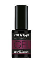 Esmalte de uñas semipermanente Milano Professional, núm. 21 Borgoña, efecto voluminizador, duradero, para uñas intensas y brillantes, 4,5 ml